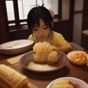 亲子餐厅的妈妈们平台创始人兼主编林美的工作照，温和自信的妈妈形象，办公环境简洁明亮